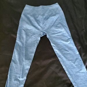 Blue Butt Scrunch leggings